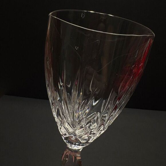 Royal Crystal Rock 24% Lead Crystal Tuscany Italy 6 Goblet Glasses Original Box - Picture 11 of 12